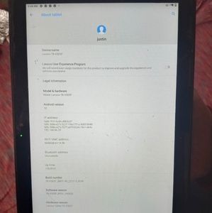 Lenovo Tab M10 Wi-fi Tablet Lenovo Tab M10 Wi-fi Ta" (16gb, Black) Tb-x505f |